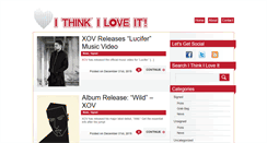 Desktop Screenshot of ithinkiloveit.com